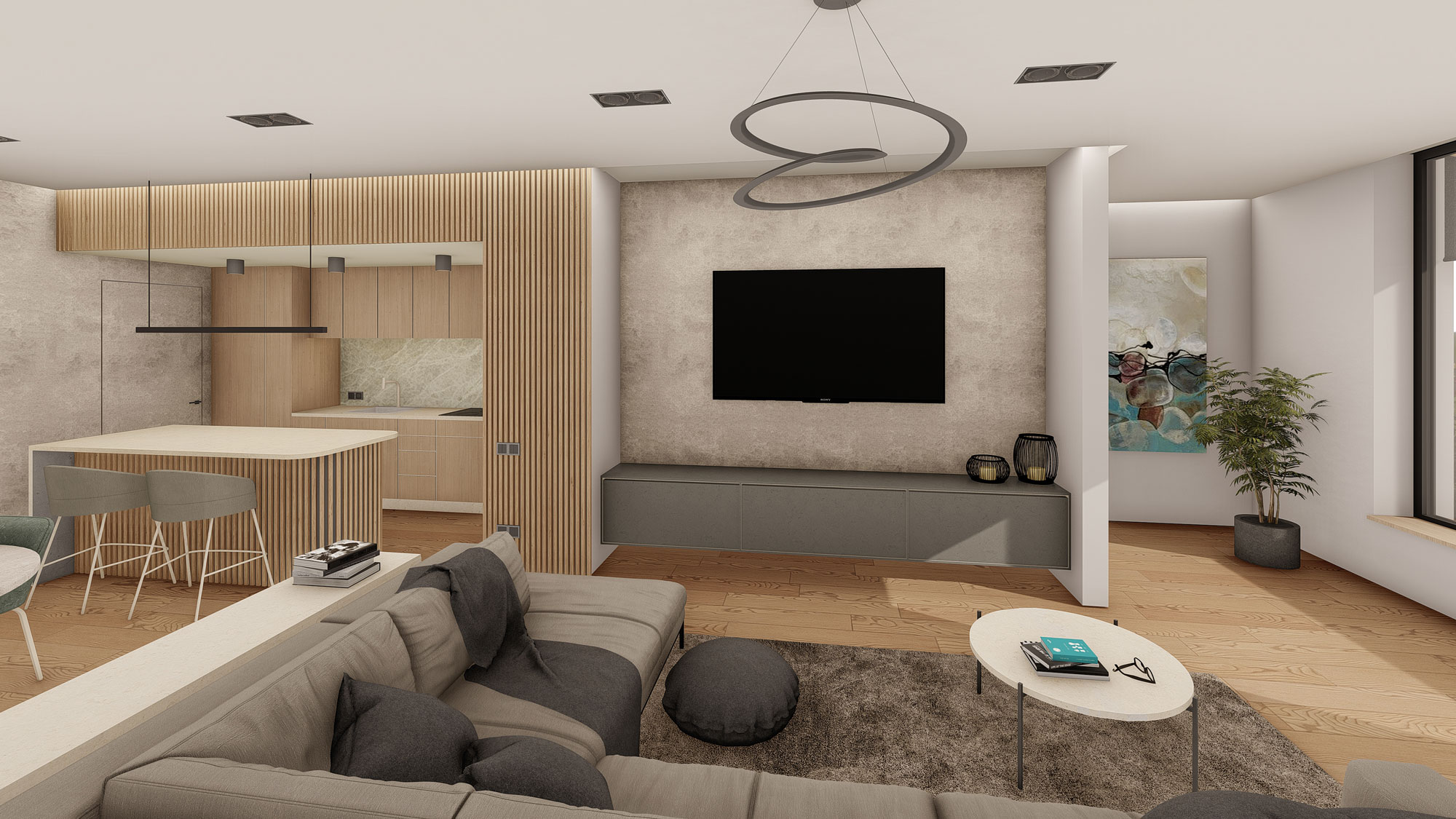 Viesistabas interjers